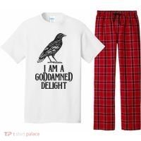 I Am A Goddamned Delight God Damned Funny Quote Pajama Set thumb 0