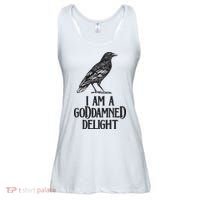 I Am A Goddamned Delight God Damned Funny Quote Ladies Essential Flowy Tank thumb 0