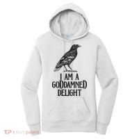 I Am A Goddamned Delight God Damned Funny Quote Women's Hoodie thumb 0