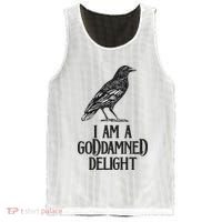 I Am A Goddamned Delight God Damned Funny Quote Mesh Reversible Basketball Jersey Tank thumb 0