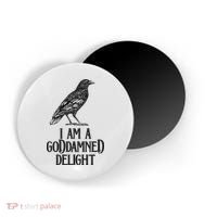 I Am A Goddamned Delight God Damned Funny Quote Magnet thumb 0