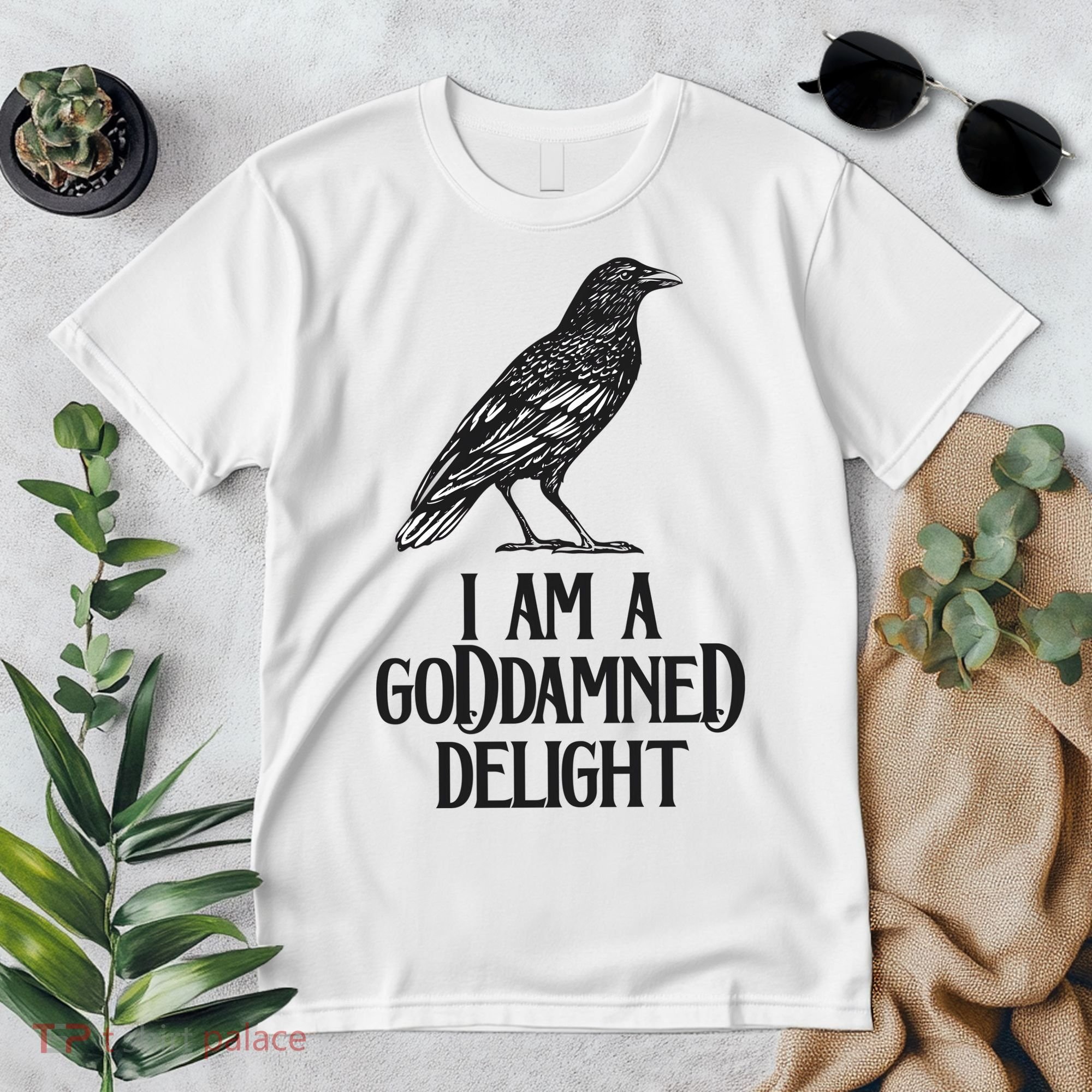 I Am A Goddamned Delight God Damned Funny Quote Premium T-Shirt