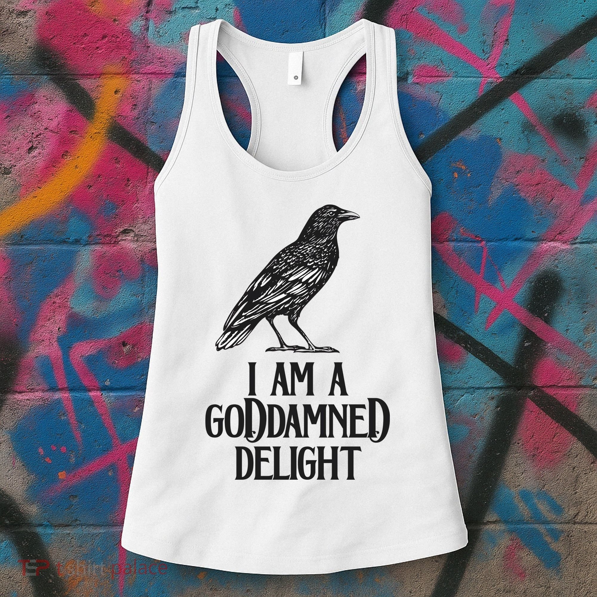 I Am A Goddamned Delight God Damned Funny Quote Women's Tank Top