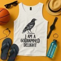 I Am A Goddamned Delight God Damned Funny Quote Tank Top thumb 4