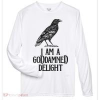 I Am A Goddamned Delight God Damned Funny Quote Zone Performance Long-Sleeve T-Shirt thumb 0