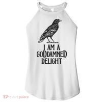 I Am A Goddamned Delight God Damned Funny Quote Women's Perfect Tri Rocker Tank thumb 0