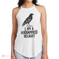I Am A Goddamned Delight God Damned Funny Quote Women's Perfect Tri Rocker Tank thumb 2