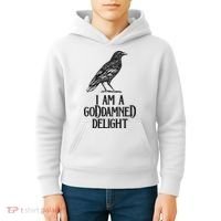 I Am A Goddamned Delight God Damned Funny Quote Kids Hoodie thumb 4