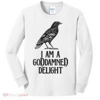 I Am A Goddamned Delight God Damned Funny Quote Kids Long Sleeve Shirt thumb 0