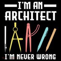 I'm An Architect I'm Never Wrong Funny Architect Cool Gift Bucket Hat thumb 4