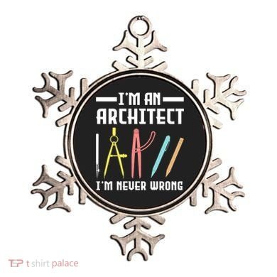 I'm An Architect I'm Never Wrong Funny Architect Cool Gift Ornament