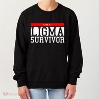 I Am A Ligma Survivor Gamer Dank Meme Theme Meaningful Gift Women's Sweatshirt thumb 0