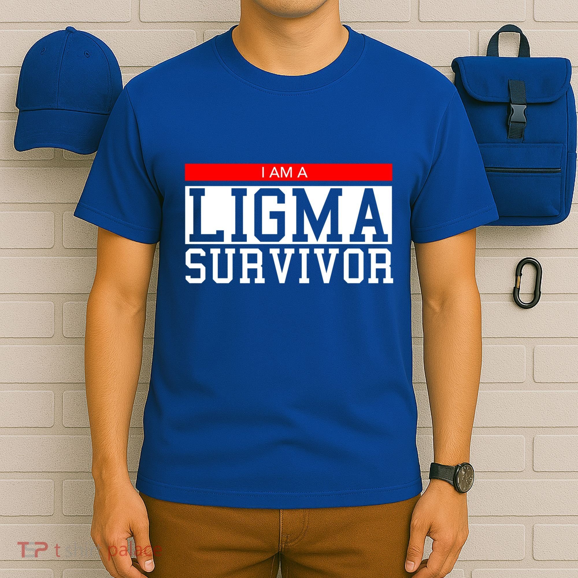 I Am A Ligma Survivor Gamer Dank Meme Theme Meaningful Gift T-Shirt