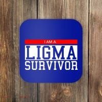 I Am A Ligma Survivor Gamer Dank Meme Theme Meaningful Gift Coaster thumb 0