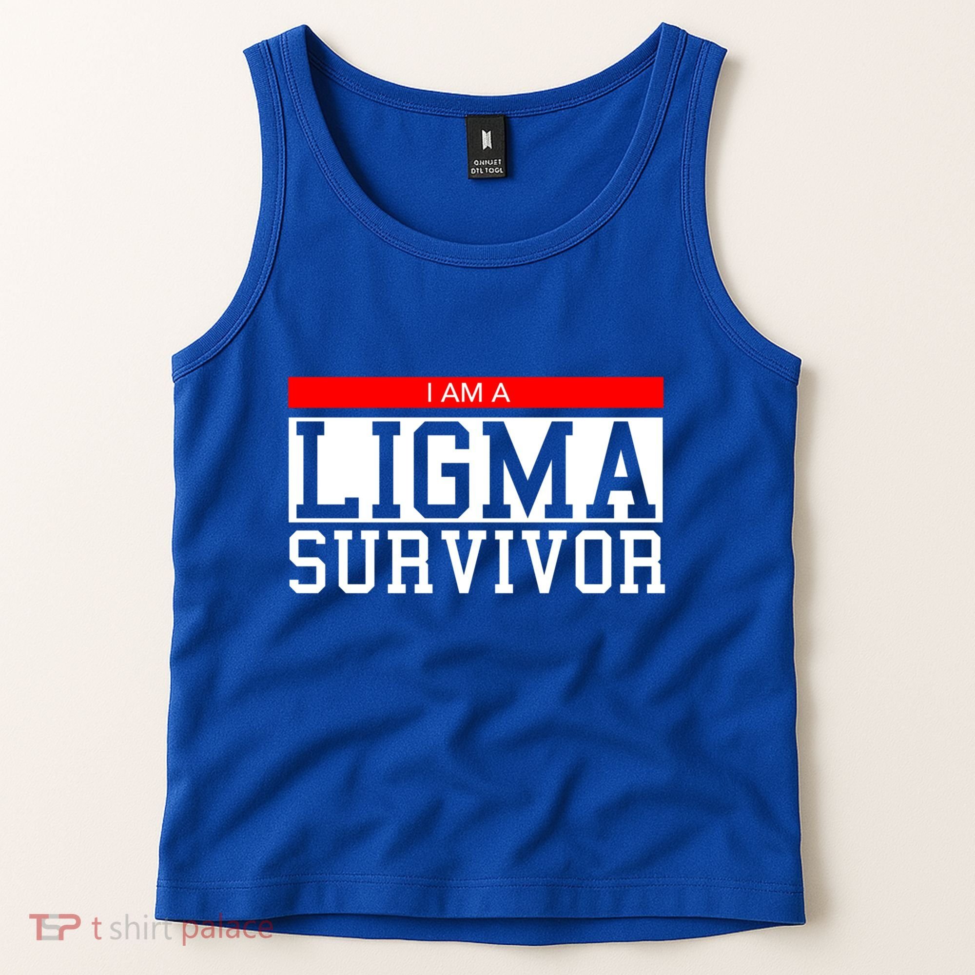 I Am A Ligma Survivor Gamer Dank Meme Theme Meaningful Gift Tank Top
