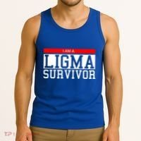 I Am A Ligma Survivor Gamer Dank Meme Theme Meaningful Gift Tank Top thumb 3