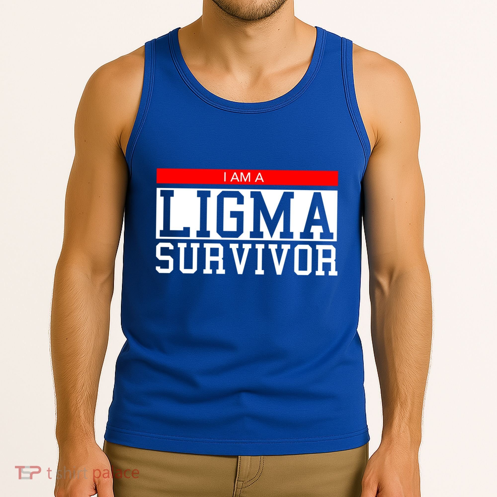 I Am A Ligma Survivor Gamer Dank Meme Theme Meaningful Gift Tank Top