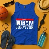 I Am A Ligma Survivor Gamer Dank Meme Theme Meaningful Gift Tank Top thumb 4