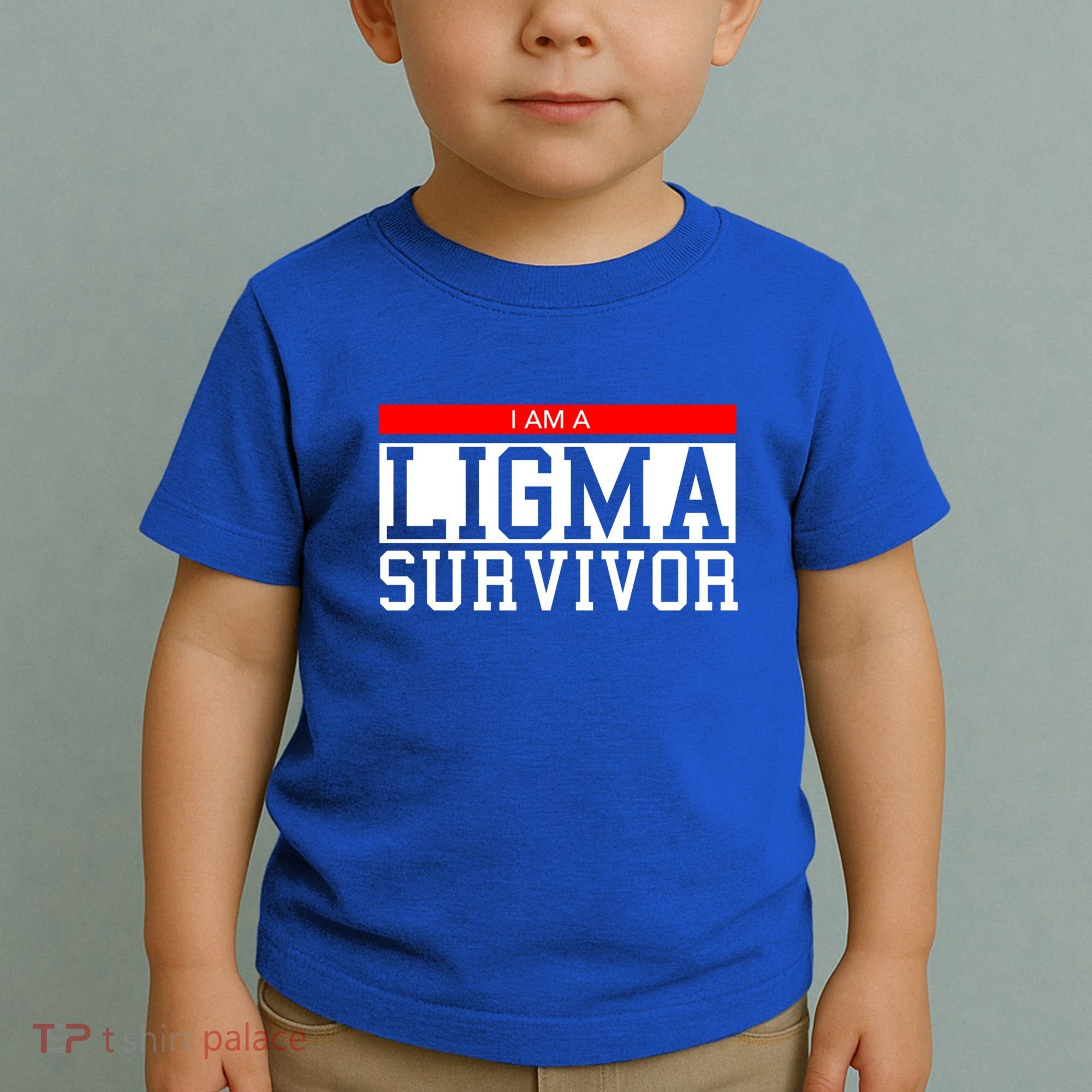 I Am A Ligma Survivor Gamer Dank Meme Theme Meaningful Gift Toddler T-Shirt