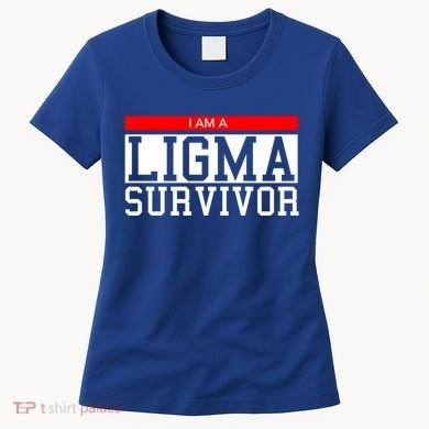 I Am A Ligma Survivor Gamer Dank Meme Theme Meaningful Gift Women's T-Shirt