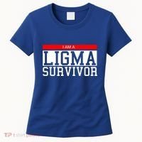 I Am A Ligma Survivor Gamer Dank Meme Theme Meaningful Gift Women's T-Shirt thumb 0