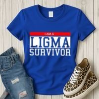 I Am A Ligma Survivor Gamer Dank Meme Theme Meaningful Gift Women's T-Shirt thumb 3