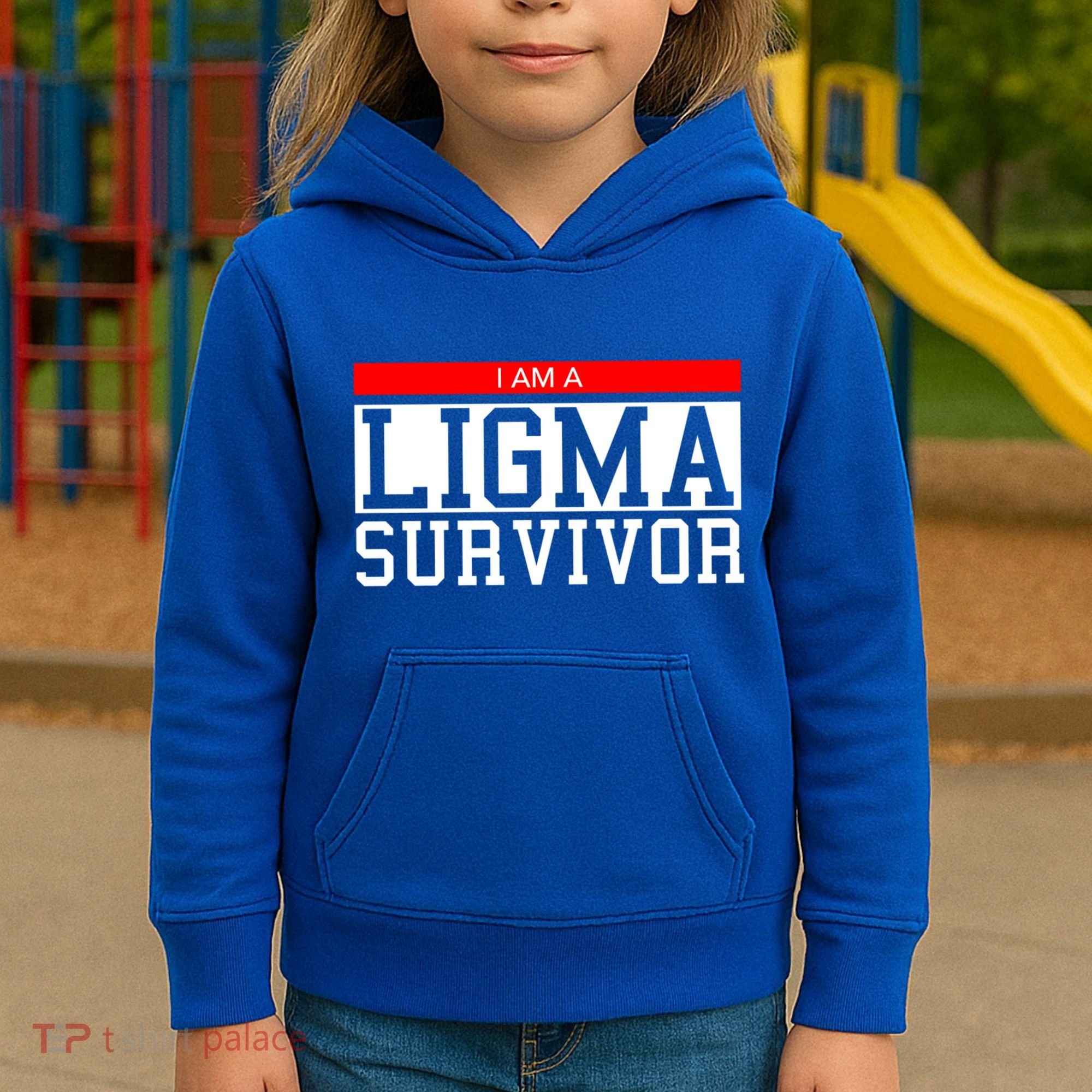 I Am A Ligma Survivor Gamer Dank Meme Theme Meaningful Gift Kids Hoodie