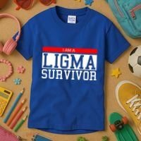 I Am A Ligma Survivor Gamer Dank Meme Theme Meaningful Gift Kids T-Shirt thumb 3