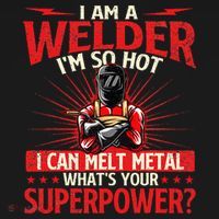 I Am A Welder WhatS Your Superpower Welding Ironworker Women's Hoodie thumb 2