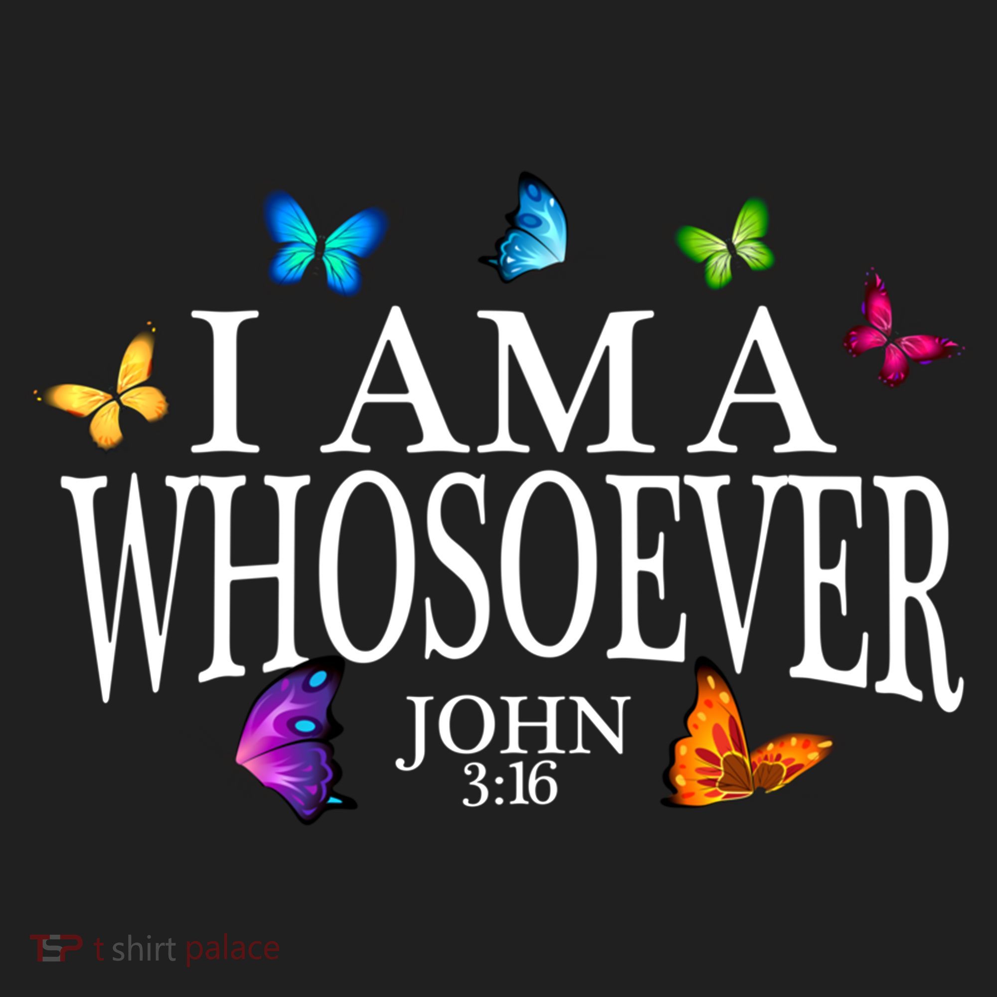 I Am A Whosoever John 3:16 Jesus Christian Butterfly Gift Beanie