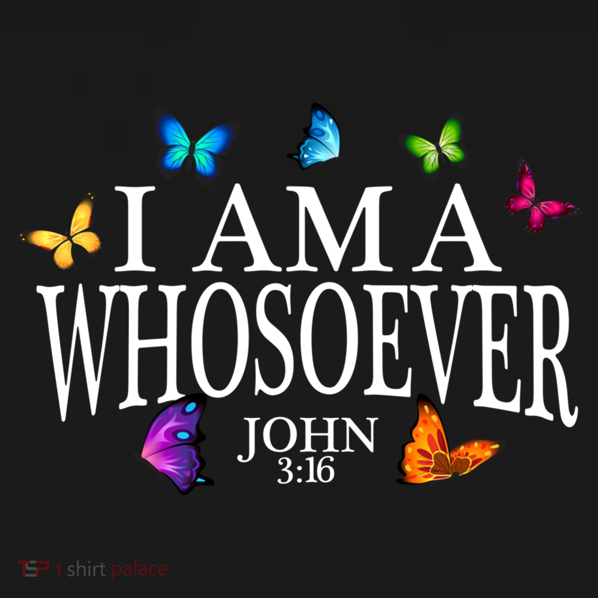 I Am A Whosoever John 3:16 Jesus Christian Butterfly Gift Women's Hoodie