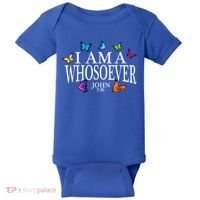 I Am A Whosoever John 3:16 Jesus Christian Butterfly Gift Baby Bodysuit thumb 0