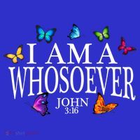 I Am A Whosoever John 3:16 Jesus Christian Butterfly Gift Visor thumb 3