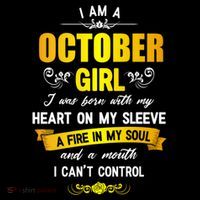 I Am A October Birthday Long Sleeve Shirt thumb 2