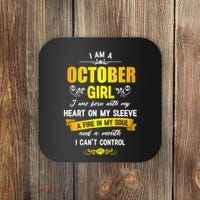 I Am A October Birthday Coaster thumb 0