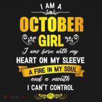 I Am A October Birthday Pajama Set thumb 2