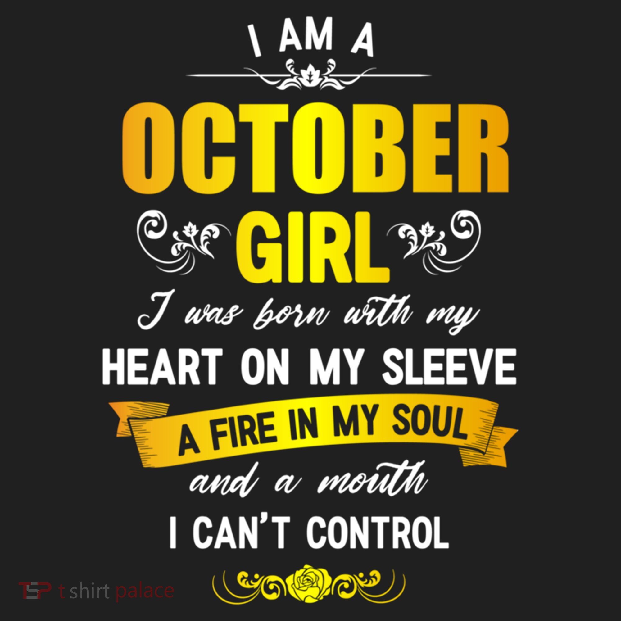 I Am A October Birthday Tumbler