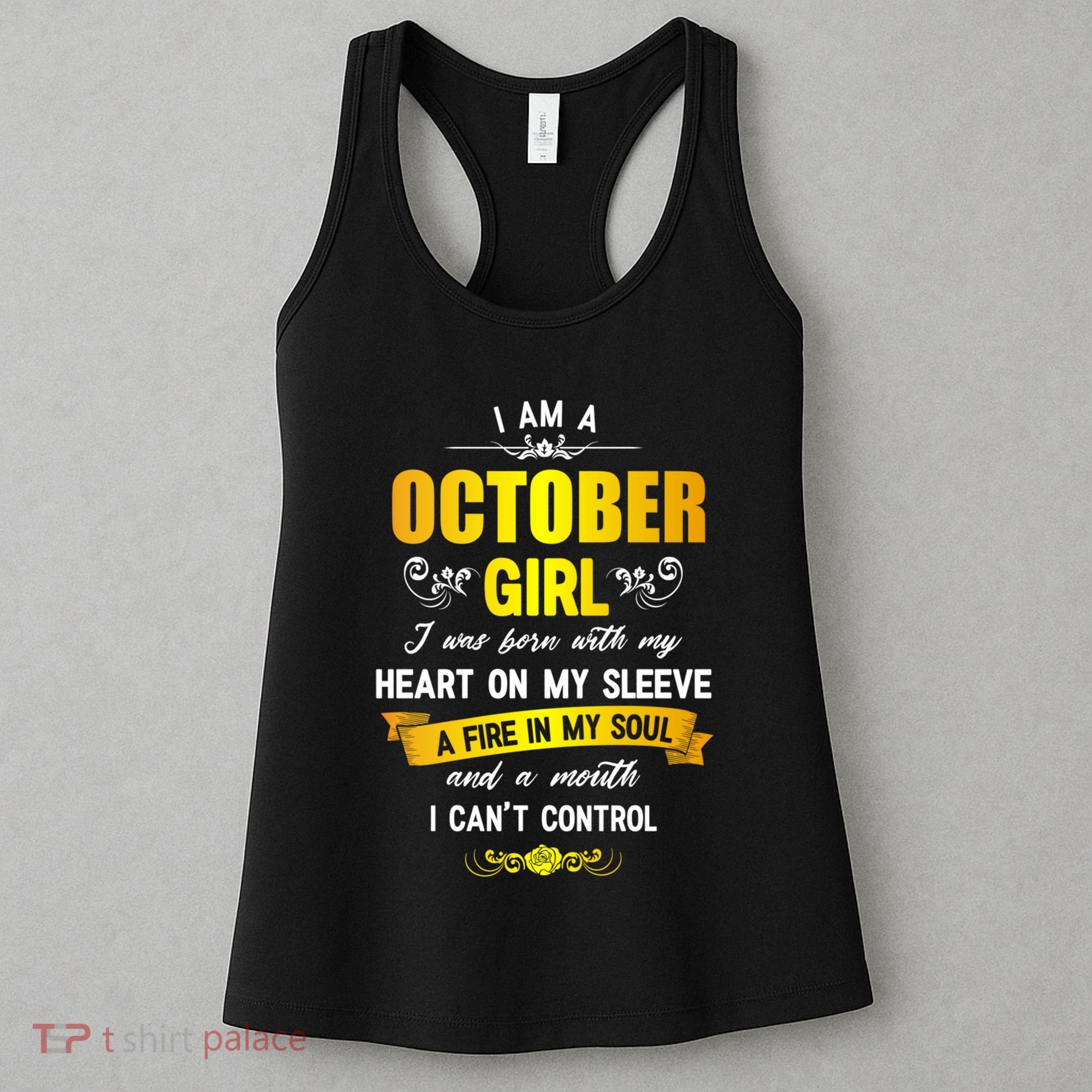 I Am A October Birthday Women's Tank Top
