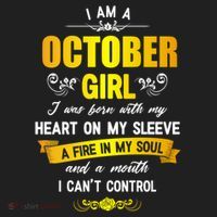 I Am A October Birthday Hat thumb 2