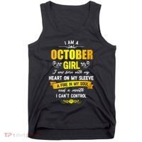 I Am A October Birthday Tank Top thumb 0