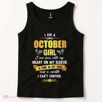 I Am A October Birthday Tank Top thumb 2