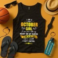 I Am A October Birthday Tank Top thumb 4