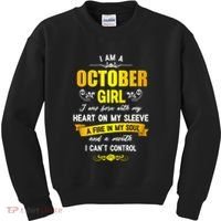 I Am A October Birthday Kids Sweatshirt thumb 0