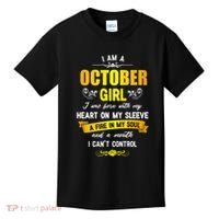 I Am A October Birthday Kids T-Shirt thumb 0