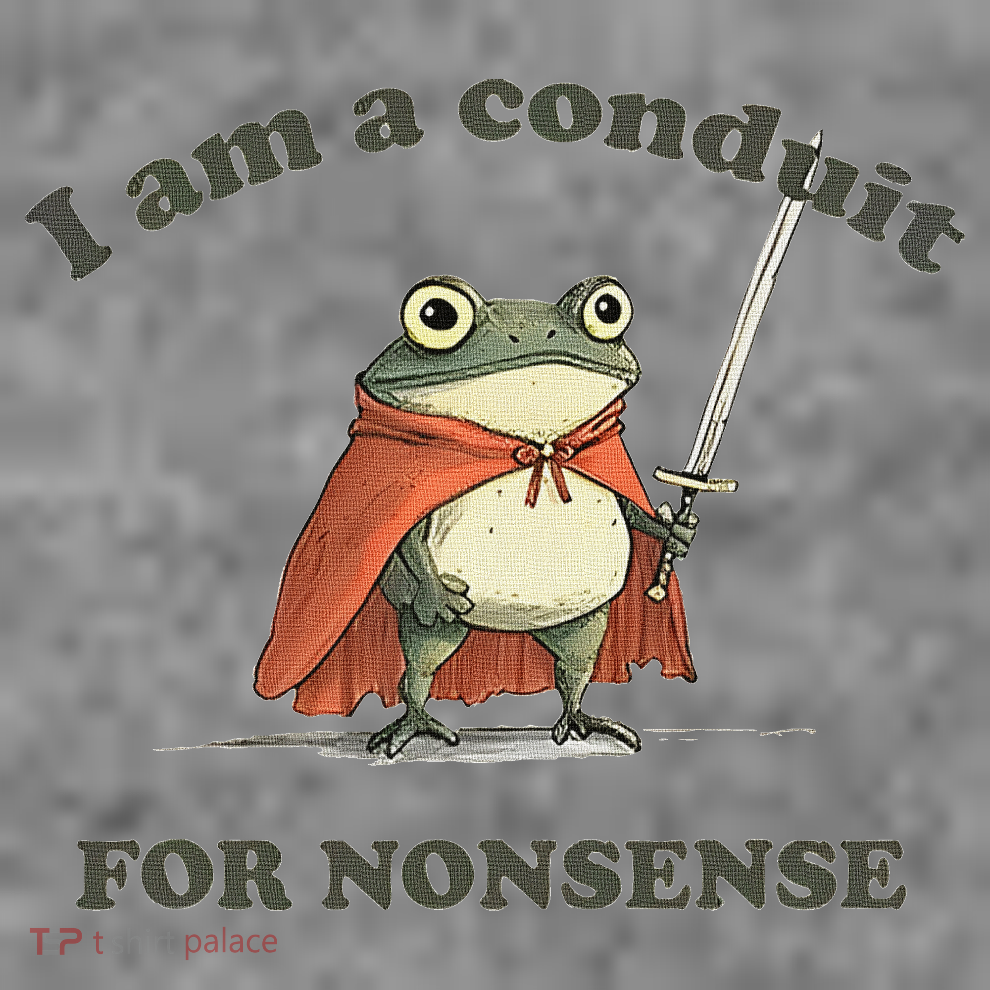 I Am A Conduit For Nonsense Funny Frog Toddler Hoodie