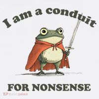 I Am A Conduit For Nonsense Funny Frog Women's Tank Top thumb 5