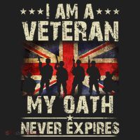 I Am A Veteran My Oath Never Expires Fathers Day Armed Forces Day Patriotic Tumbler thumb 3