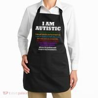 I Am Autistic Please Be Patient Apron thumb 2