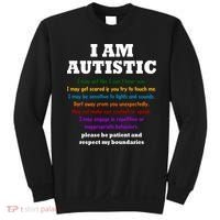 I Am Autistic Please Be Patient Sweatshirt thumb 0