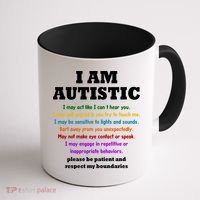 I Am Autistic Please Be Patient Coffee Mug thumb 1